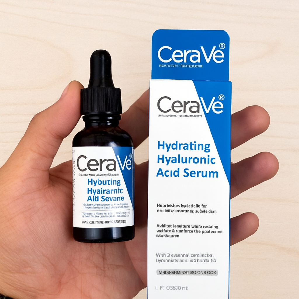 CeraVe Hydrating Hyaluronic Acid Serum 30ml – 24HR Hydration for Normal to Dry Skin