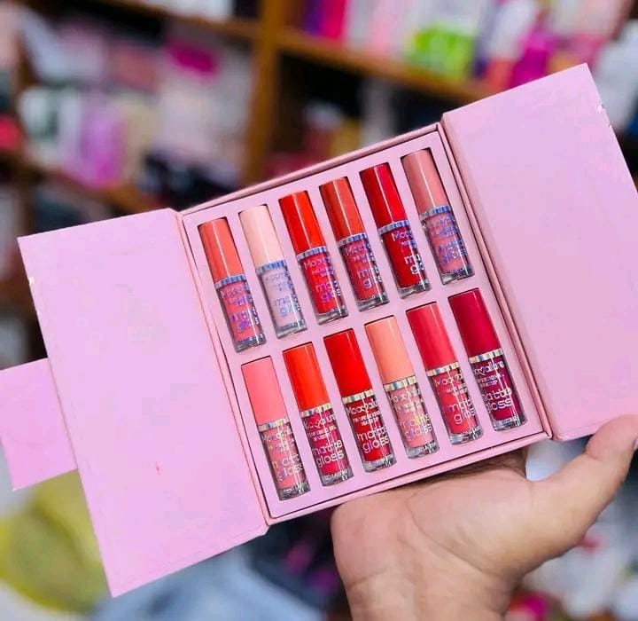 Mocallure 12 Pcs High Pigmented Lip Gloss Set