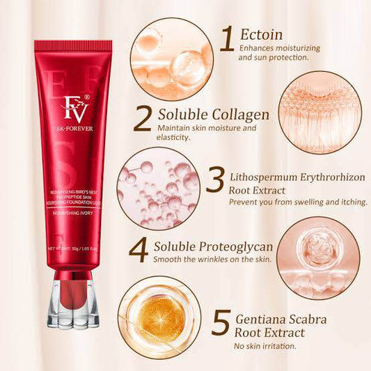 FV Oil Absorb Ivory Liquid Foundation 30g – Matte Finish