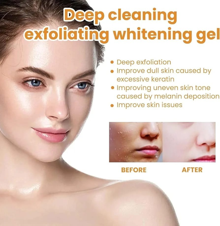 Orange Enzyme Exfoliating & Brightening Gel – Gentle Face Exfoliator