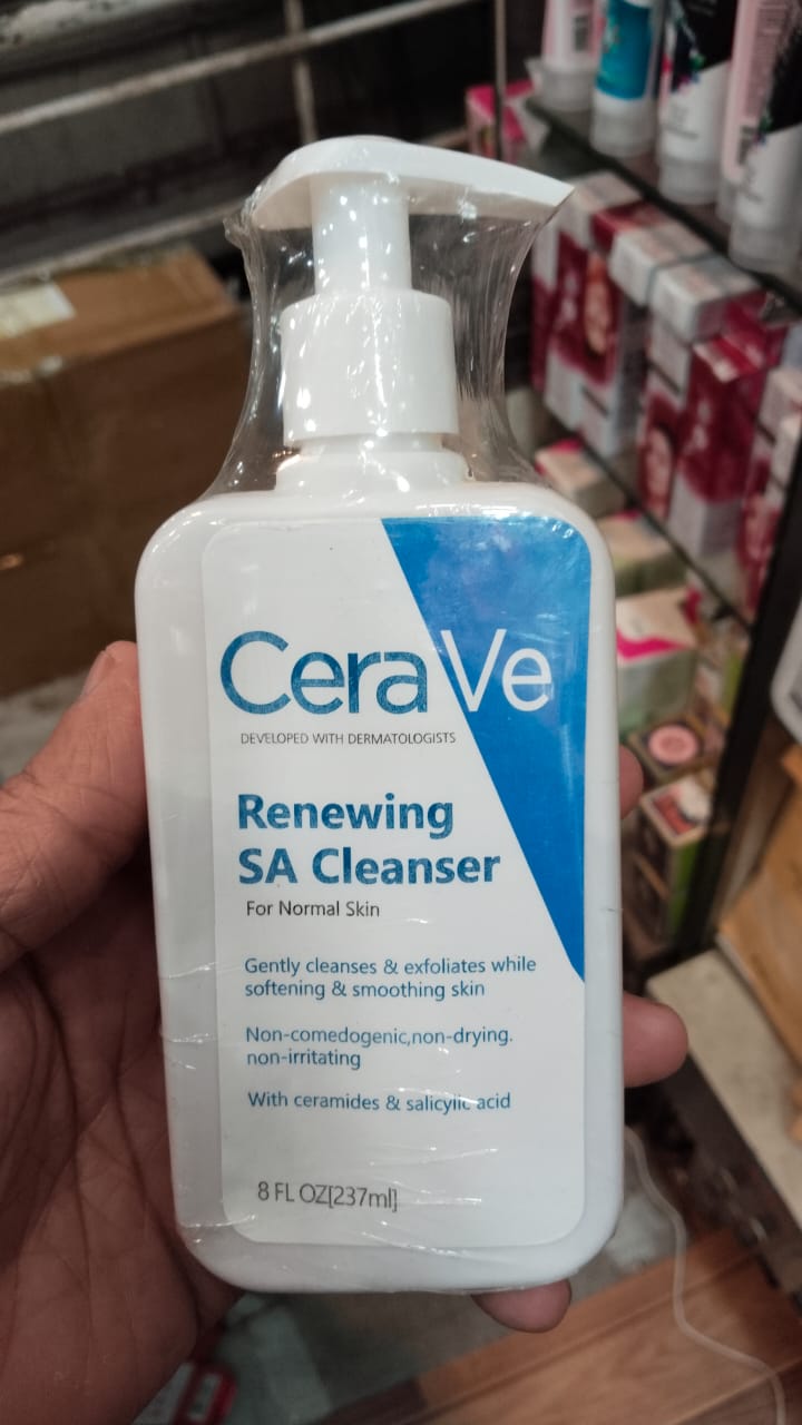 CeraVe Renewing SA Cleanser – Salicylic Acid Face & Body Wash (237ml)