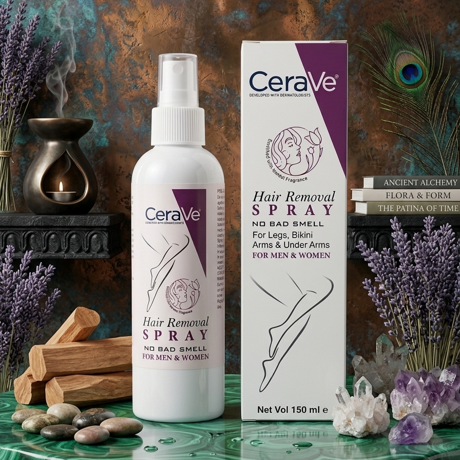 Purple CeraVe Hair Removal Spray Skincare Product For Men And Women - 150ML