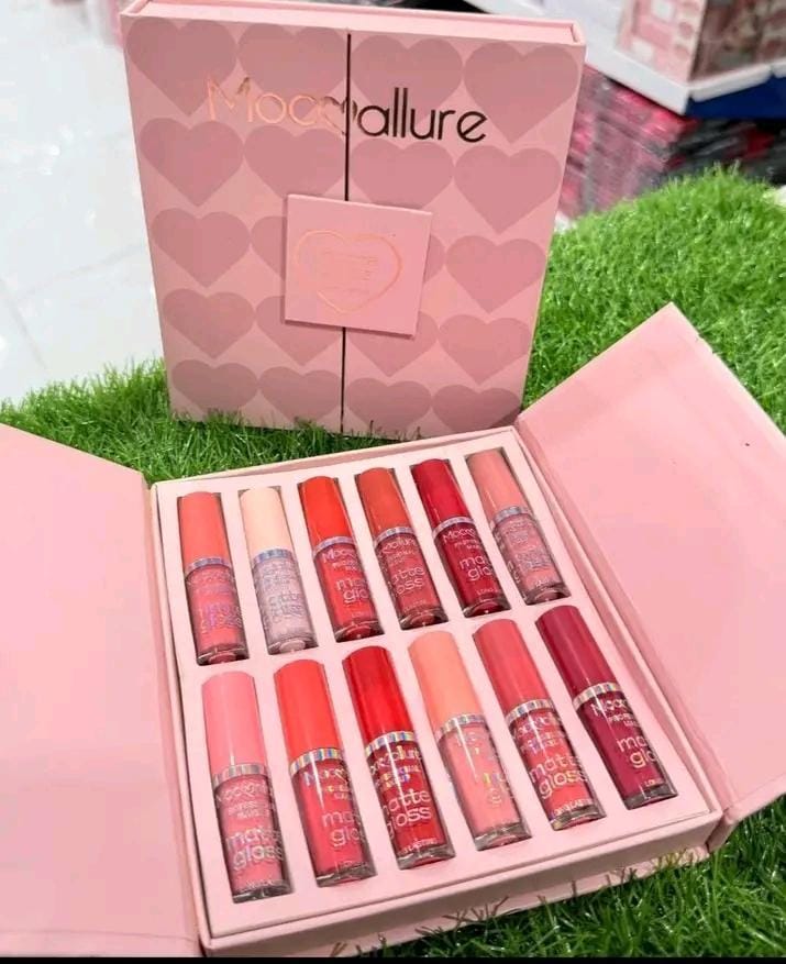 Mocallure 12 Pcs High Pigmented Lip Gloss Set